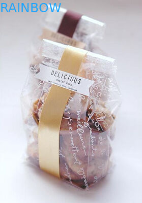 খাদ্য গ্রেড কাস্টমাইজড নকশা চকচকে প্লাস্টিকের pouches প্যাকেজিং কুকিজ ব্যাগ