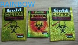 কাস্টম মুদ্রিত জিপ প্লাস্টিকের ব্যাগ / Cation স্পাইস Potpourri ব্যাগ