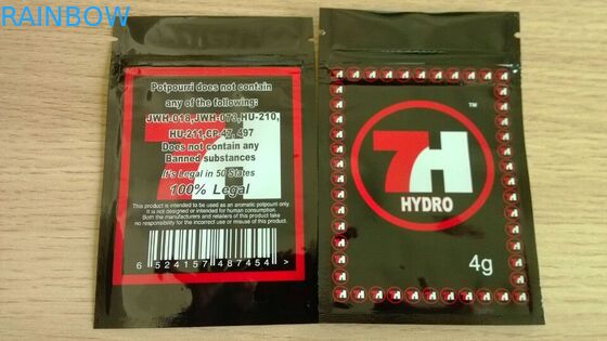 7H কুশ / হাইড্রো হার্বাল ধূপ প্যাকেজিং ব্যাগ জন্য ফেয়ার আইনি প্লাস্টিকের পাইচ প্যাকেজিং