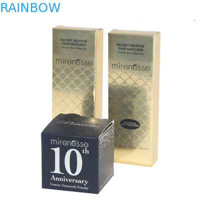 কাস্টম লোগো পেইন্টেড পেপার বক্স প্রসাধনী / চকচকে প্রসাধনী বক্স প্যাকেজিং জন্য প্যাকেজিং