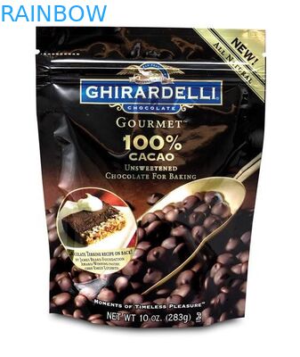 প্লাস্টিকের পাইচ পুনর্ব্যবহৃত প্যাকেজিং 10 ওজন কফি প্যাকেজিং ভালভ এবং Ziplock সঙ্গে পাউচ