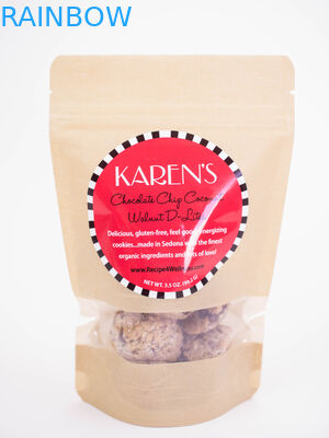 কাস্টম মুদ্রিত Reseableable ফয়েল রেখাযুক্ত কুকি প্লাস্টিকের পাইচ প্যাকেজিং Ziplock পাউন্ড আপ দাঁড়ানো