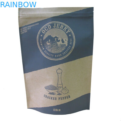 Reclosable স্ন্যাক ব্যাগ প্যাকেজিং শুকনো খাদ্য জন্য আখরোট / চিনাবাদাম প্যাকেজিং ব্যাগ