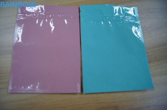 3 'x4' 'রঙিন শীর্ষ ফিড ফয়েল জিপ লক ব্যাগ পটপুরি পেষ, Mylar জিপার ব্যাগ