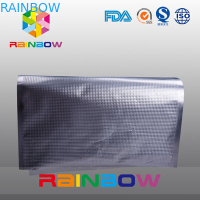 Textured চ্যানেল খাদ্য ভ্যাকুয়াম সীল ব্যাগ Sous Vide / খাদ্য সেভার ফয়েল এমবসড ব্যাগ