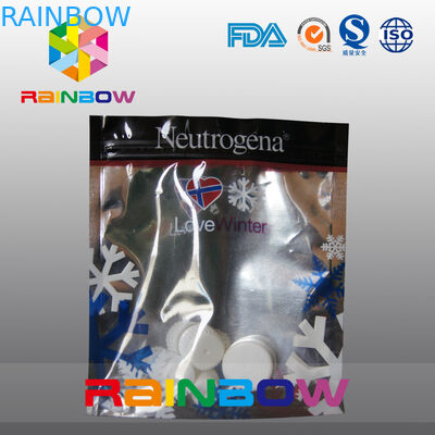 শরীরের মস্তিষ্ক &amp; লোশন অ্যালুমিনিয়াম ফয়েল ব্যাক এবং পরিষ্কার ফ্রন্ট প্রসাধনী পাউন্ড Doypack