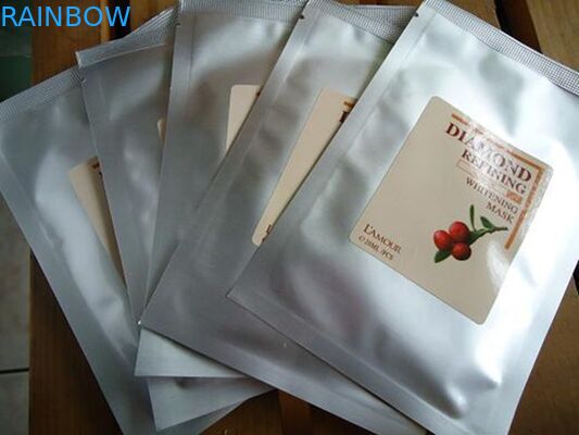 মুখের মাস্ক পাউন্ড অ্যালুমিনিয়াম ফয়েল কসমেটিক প্যাকেজ ব্যাগ নিজস্ব ডিজাইন