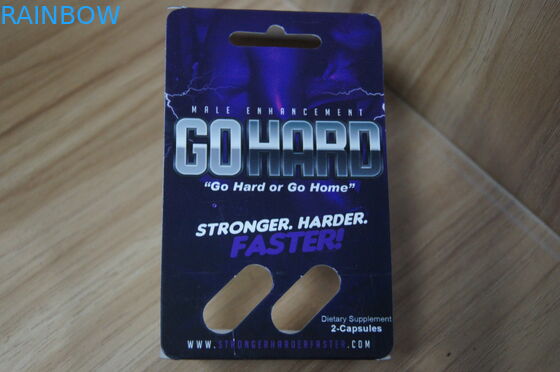 এইচডি পুরুষ যৌন বর্ধন ক্যাপসুল জন্য ব্লিস্টার প্যাক প্যাকেজিং পুনর্ব্যবহৃত