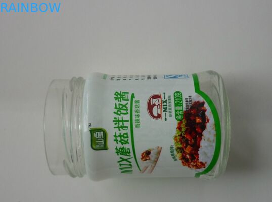 জলরোধী পিভিসি তাপ সস Beccurd পনির কাচের বোতল জন্য লেবেল সঙ্কুচিত