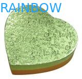 আরামদায়ক বিলাসিতা পুনর্ব্যবহৃত উপহার কাগজ বক্স, চকোলেট জন্য সবুজ কাগজ বক্স