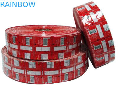 তাপ সীলমোহর প্লাস্টিক Pvc / পোষা সঙ্কুচিত আঠালো লেবেল বোতল জন্য ফিল্ম