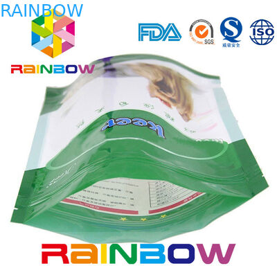 ফয়েল আপ জিপার সঙ্গে পোষা খাদ্য পাউন্ড স্ট্যান্ড, 500g প্লাস্টিক কুকুর প্যাকেজিং ব্যাগ আচরণ করে