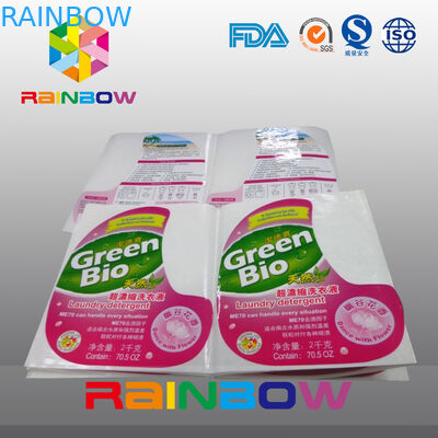 তরল ডিটারজেন্ট বোতল জন্য জলরোধী প্লাস্টিক বোতল স্টিকার স্বয়ং আঠালো সঙ্কুচিত লেপা লেবেল