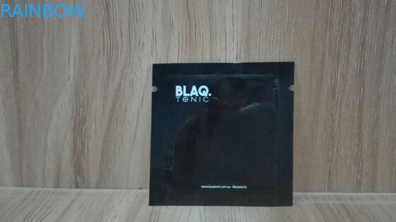 5cm এক্স 5cm ছোট দৃঢ় সীল ব্যাগ মসলা গুঁড়া প্যাকেজিং জন্য কালো রঙ