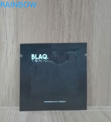 5cm এক্স 5cm ছোট দৃঢ় সীল ব্যাগ মসলা গুঁড়া প্যাকেজিং জন্য কালো রঙ