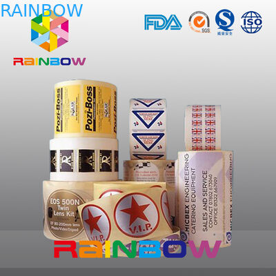 ওয়াইন গ্লাস স্বয়ং আঠালো সঙ্কুচিত আঠালো লেবেল মুদ্রিত স্টিকার এবং ওয়াইন বোতল Lables