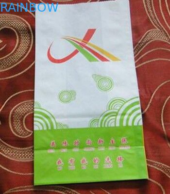 ক্রাফ্ট কাগজ রেখাযুক্ত ফয়েল ভিতরে রোস্ট চিকেন প্যাকেজিং ব্যাগ কাস্টমাইজড ডিজাইন