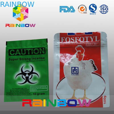 কাস্টম লোগো Caution হার্বাল ধূপ Ziplock ব্যাগ 10g 4g রাসায়নিক Voodoo স্পাইস স্মোক ব্যাগ