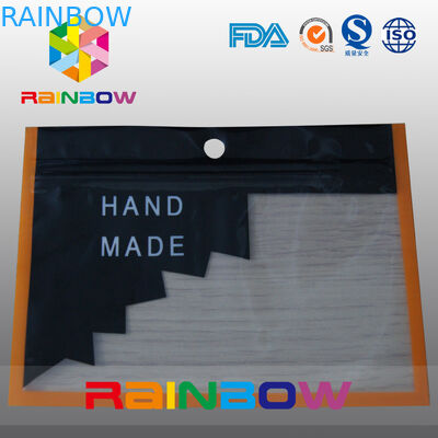 পণ্য জন্য স্বচ্ছ উইন্ডো সঙ্গে Mylar Zipplock ব্যাগ প্লাস্টিক পাইচ প্যাকেজিং