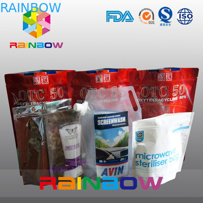 জিপার / প্লাস্টিকের খাদ্য গ্রেড পশু Tukey খাদ্য ব্যাগ সঙ্গে পোষা খাদ্য পাউন্ড স্ট্যান্ড আপ