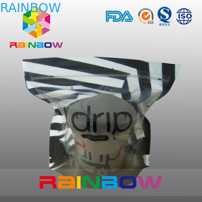 জেব্রা স্ট্রিপস নোন ড্রিপ ব্যাগ, স্টাইলিশ কম্পোজিট মাইলার পাউচ