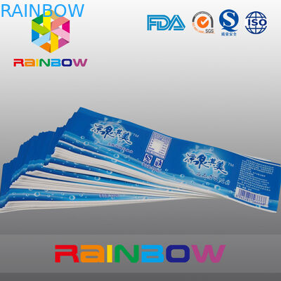 ওয়াটারপ্রুফ প্রিন্টেড পিভিসি / বোতল জন্য PET তাপ সঙ্কুচিত লেবেল সঙ্কুচিত