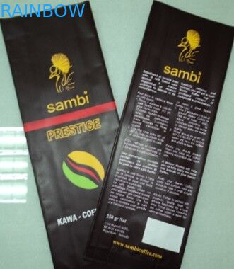 সাইড Gusset ভালভ সঙ্গে অ্যালুমিনিয়াম ফয়েল কফি স্টোরেজ পাউন্ড ফয়েল পচ প্যাকেজিং