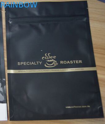 Mouisture প্রুফ ম্যাট প্লাস্টিক পাউচ প্যাকেজিং অ্যালুমিনিয়াম ফয়েল কফি পাউন্ড স্ট্যান্ড আপ টাইপ