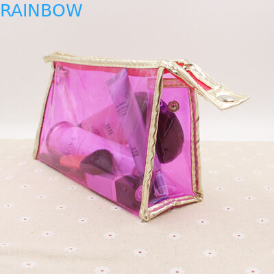 Gravure মুদ্রণ পরিষ্কার প্রসাধনী বহন ব্যাগ Reclosure এবং পুনর্ব্যবহারযোগ্য