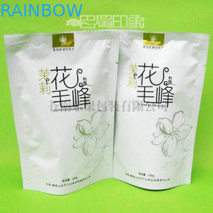 অনুগ্রহপূর্বক বাঁকা লিপটন চা প্যাকেজিং ব্যাগ স্ট্যান্ড আপ পাউন্ড আপ স্ট্যান্ড