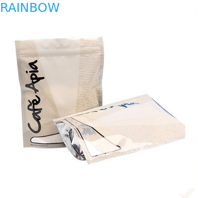 অনুগ্রহপূর্বক বাঁকা লিপটন চা প্যাকেজিং ব্যাগ স্ট্যান্ড আপ পাউন্ড আপ স্ট্যান্ড