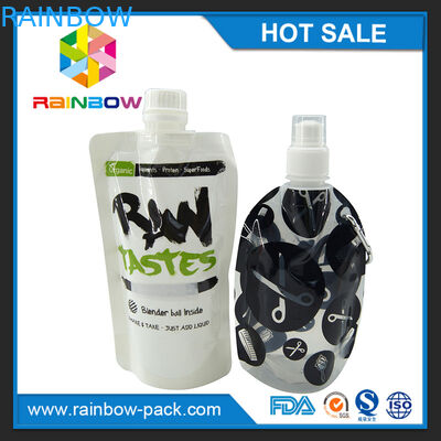 উপরে জিমপার সঙ্গে পুনর্ব্যবহারযোগ্য শিশুর খাদ্য স্পাউথ পাউন্ড প্যাকেজিং আপ স্ট্যান্ড