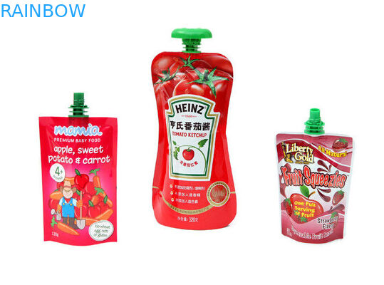 তরল প্লাস্টিকের পাইচ পানীয় / নমনীয় doypack থলি জন্য প্যাকেজিং