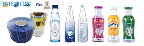 পিভিসি / পিইটি সঙ্কুচিত লেবেল সঙ্কুচিত বোতল / ক্যান জন্য মোড়ানো ঢালাই