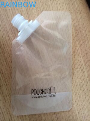 তৈলাক্ত তেল / জল / রস / লন্ড্রি ডিটারজেন্ট প্যাকেজিং স্পাউট ব্যাগ জন্য spout ব্যাগ