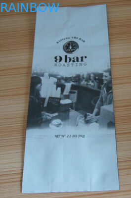 ম্যাট অ্যালুমিনিয়াম ফয়েল সাইড Gusset ফয়েল পচ প্যাকেজিং চতুর্থাংশ সীল প্যাকেজিং ব্যাগ