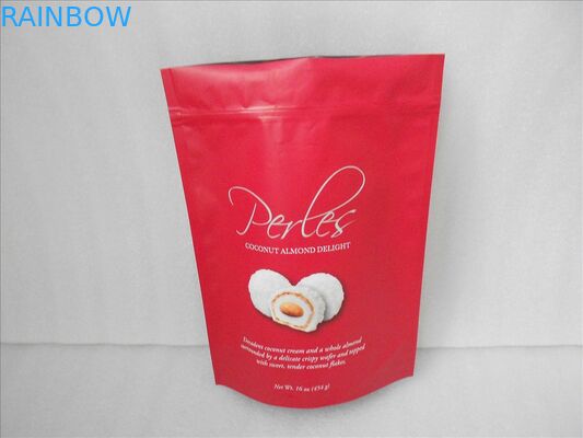 ম্যাট অ্যালুমিনিয়াম ফয়েল প্লাস্টিক স্ট্যান্ড আপ Pouches আর্দ্রতা প্রুফ ইকো বন্ধুত্বপূর্ণ