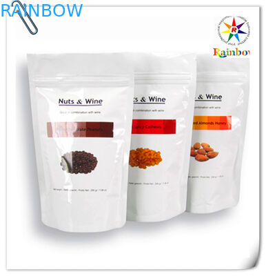 কালো স্ট্যান্ড আপ ম্যাট ক্রাফ্ট ফয়েল পচ প্যাকেজিং জিপ লক / টিয়ার নোট সঙ্গে প্যাকেজিং