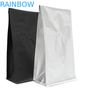 ফ্ল্যাট নীচে ক क्राफ्ट কাগজ কফি পাউন্ড তাপ সিল ফুড খাদ্য প্যাকেজিং