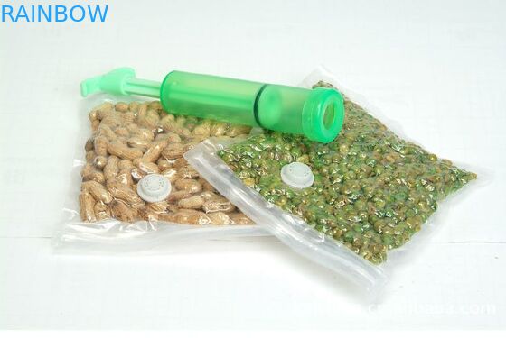 ল্যামিনেটেড 3 সাইড ভ্যাকুয়াম পাম্পিং এয়ার ব্যাগ ফুড ভ্যাকুয়াম সিল ব্যাগ মাছ / উদ্ভিদ জন্য