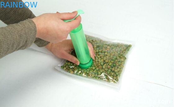 ল্যামিনেটেড 3 সাইড ভ্যাকুয়াম পাম্পিং এয়ার ব্যাগ ফুড ভ্যাকুয়াম সিল ব্যাগ মাছ / উদ্ভিদ জন্য