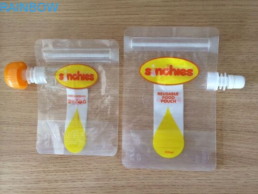 ফুসফুস সার্টিফিকেশন পুনঃব্যবহারযোগ্য তরল খাদ্য spout পাউন্ড সঙ্গে লিক