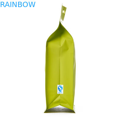 খাঁচা কাগজ চা প্যাকেজিং ব্যাগ ziplock সঙ্গে অ্যালুমিনিয়াম প্লাস্টিক প্যাকেজিং ব্যাগ আপ দাঁড়ানো