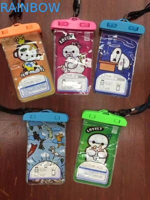 বহিরঙ্গন ক্রীড়া জন্য পিভিসি ইউনিভার্সাল ওয়াটারপ্রুফ ফোন কেস শুকনো ব্যাগ