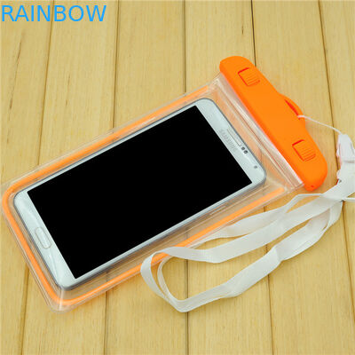 ইউনিভার্সাল 5.5 ইঞ্চি PVC জলরোধী ফোন ব্যাগ আইফোন 6s 6 প্লাস, গোলাপী / Oragne / নীল জন্য