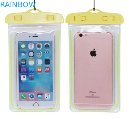 কাস্টম প্লাস্টিকের পাইচ প্যাকেজিং পিভিসি জলরোধী ফোন পাউন্ড ব্যাগ