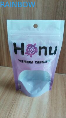 কাস্টমাইজড স্ট্যান্ড আপ ফুড অ্যালুমিনিয়াম ফয়েল ল্যামিনেট জীপার ব্যাগ পরিষ্কার উইন্ডো wtih