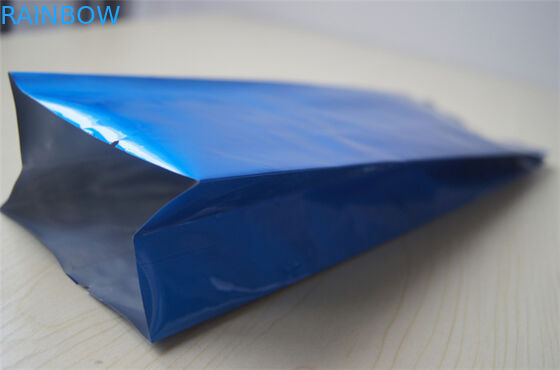 250g সমতল মুদ্রণ ফয়েল রেখাযুক্ত চা ব্যাগ প্যাকেজিং সাইড Gusset কফি ব্যাগ ভালভ সঙ্গে