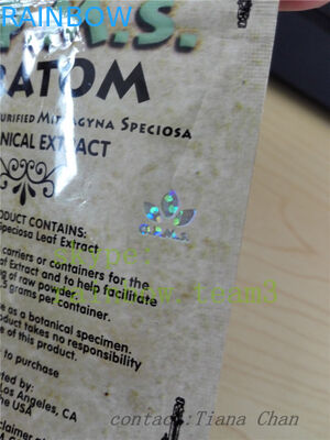 অ্যালুমিনিয়াম ফয়েল kratom থেকে extracted kratom গুঁড়া জন্য থলি আপ দাঁড়ানো