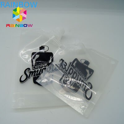 বিপিএ ফ্রি 4 ওজেড / 8 ওজেড নলাকাকেজ পুনঃব্যবহারযোগ্য স্বচ্ছ প্লাস্টিক ওয়াইন ফ্লাস্ক / লিকর পচে